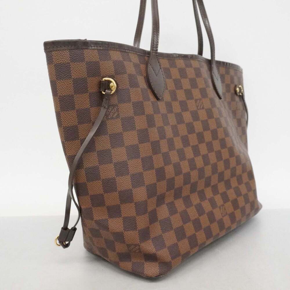 LOUIS VUITTON Authentic Brown Damier Neverfull MM Tote Bag - Picture 2 of 13
